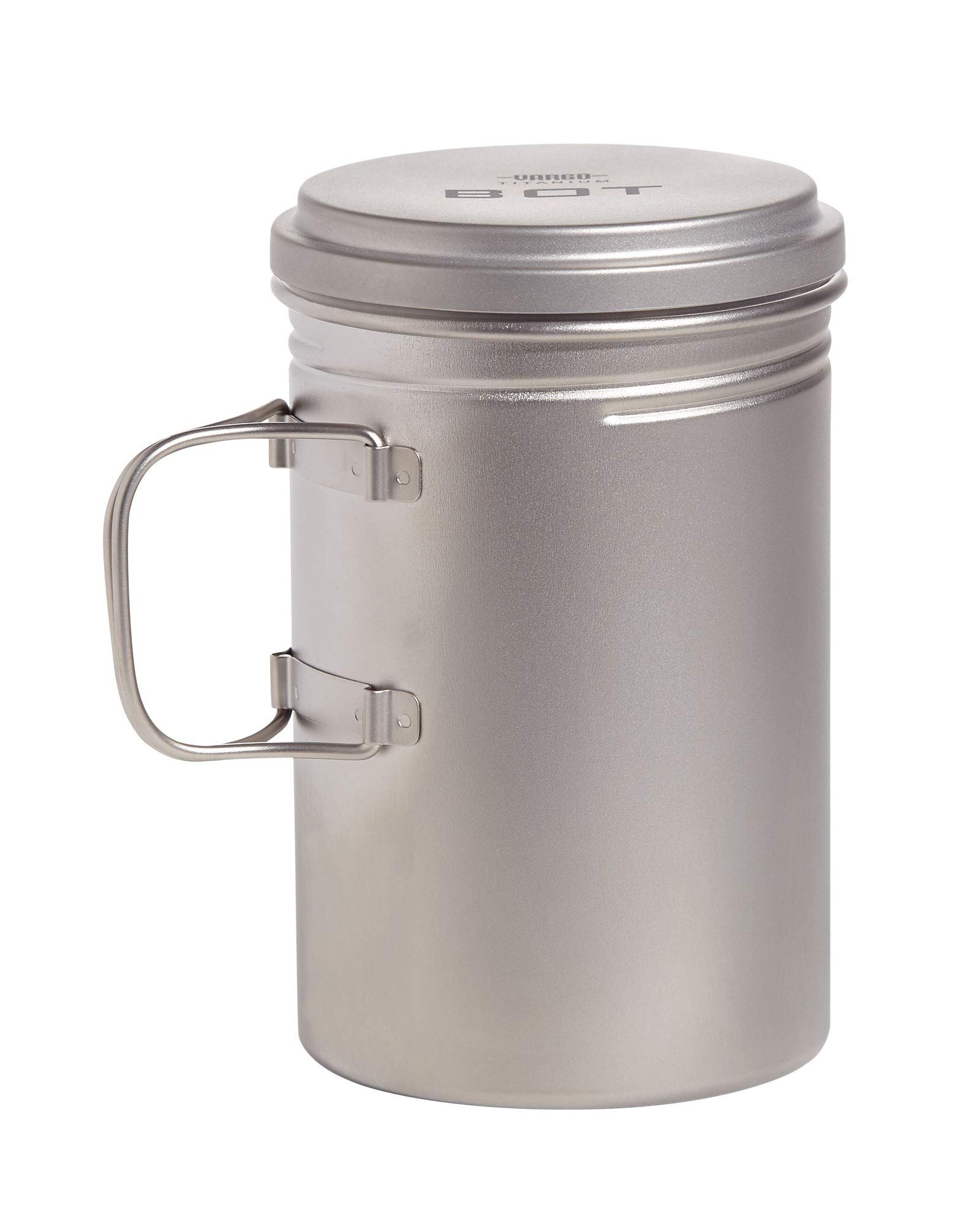 Photo 1 of Vargo Titanium BOT Series | BOT-HD Bottle Pot – 1 Liter (34 oz.) Ultralight Water Bottle Cooking Pot Weighs 153 grams (5.4 oz.) | Backpacking Camping
