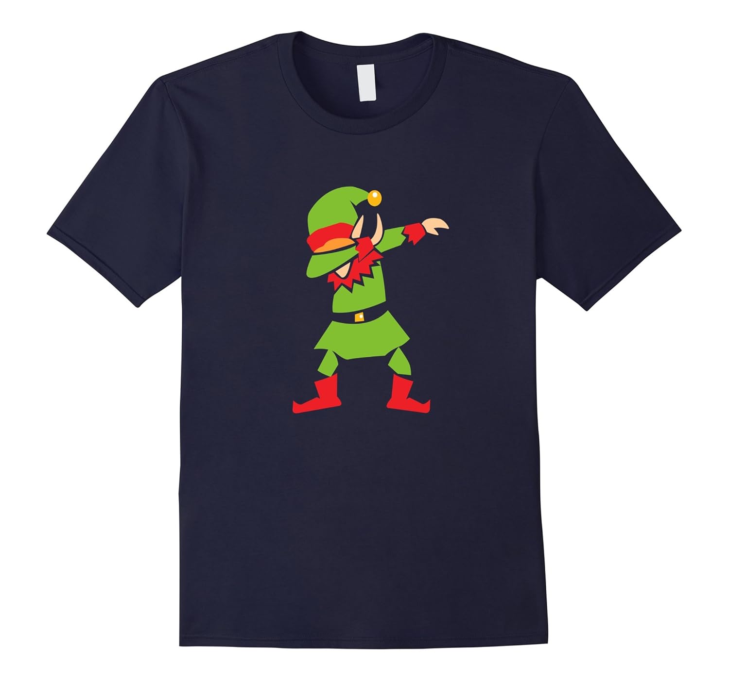 Dabbing Elf Christmas Shirt Funny Dance Gift Dab-ANZ