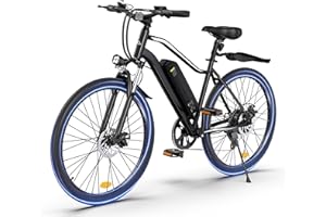 HopCycle Electric Bike - Electric Bike for Adults 750W/1000W Peak, Up to 60 Miles, 20MPH Electric Mountain Bike, 20''/26'' Tires Lightweight E-Bike for Commuting Mountain Road Sand