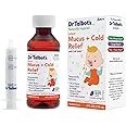 Dr. Talbot's Infant Mucus and Cold Relief with Cell Salts - 4 fl oz - Naturally Inspired Kids Cold Medicine - Grape Juice Flavor - Includes Syringe