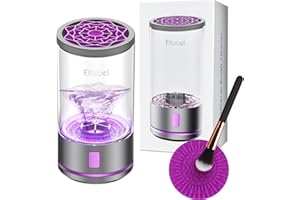 EITABEL Electric Makeup Brush Cleaner Machine - Automatic Cosmetic Brush Washer, Portable Makeup Brushes Cleanser for All Foundation Brush Types, Fast Deep Cleaning