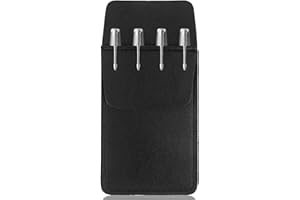 AEAOCVO Pocket Protector, PU Leather Pocket Organizer, Pocket Pouch for Men Pocket Shirt Lab Coat for School Office Hospital Supplies