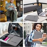 ZYB 14 Inch Laptop Sleeve Waterproof Shockproof Case Grey 14-14.1" view 6