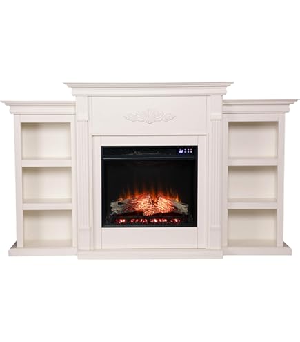 Amazon.com: SEI Furniture Tennyson Electric Bookcases