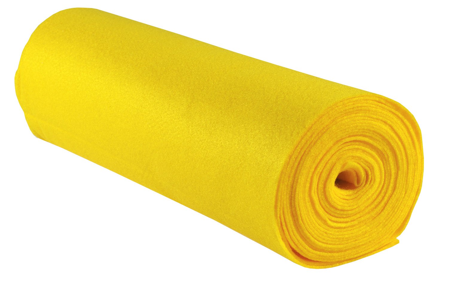 Folia 520014 Craft Felt, 45 cm x 5 m, 1 Roll, Banana Yellow