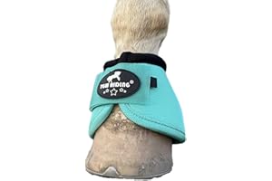 TGW RIDING 2520D Horse Bell Boots No-Turn Horse Bell Boots, Equine Ballistic Hoof Overreach Bell Boot, Pair