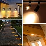 Caldarax 8 Pack MR16 Halogen Bulbs 12V 50W GU5.3 Dimmable 2700K 660LM 36° view 5