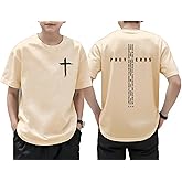 TQUEQRW Boys Christian Shirts Christian Graphic Tees Kids Faith Tshirts Inspirational Religious Short Sleeve T-Shirt
