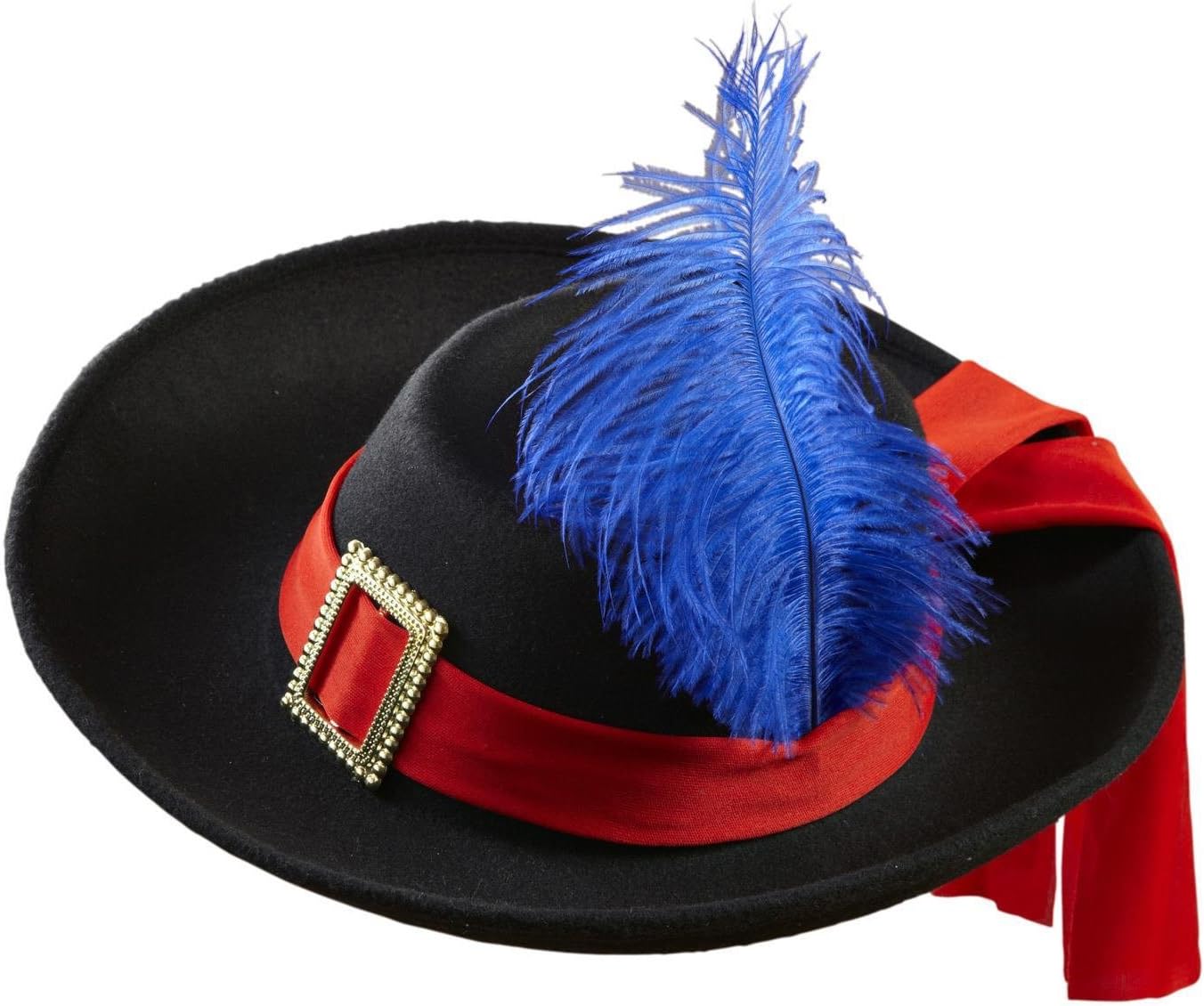 WIDMANN 0490R ? Brushed Felt Musketeer, hat, One Size Child