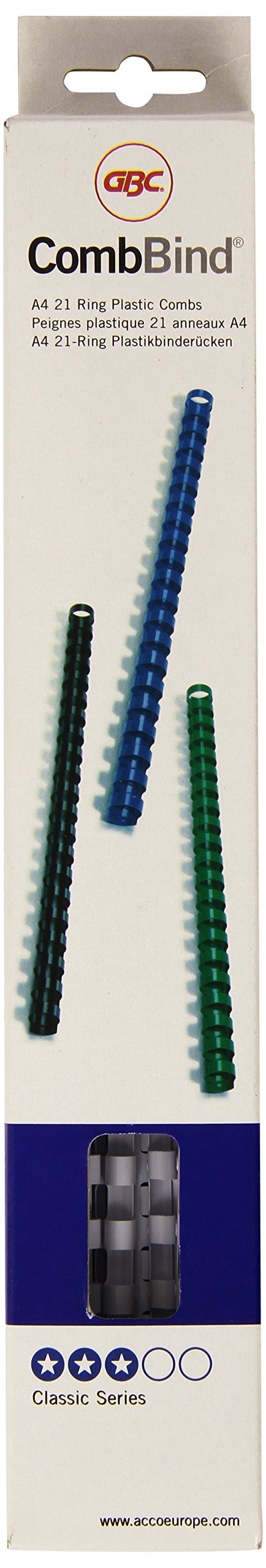 GBC CombBind Binding Combs 6mm A4 Red (25 Sheets Capacity)