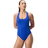 Speedo Womens Swimsuit One Piece Essentials with Removable Cups Soft Fabric