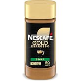 NESCAF&Eacute; Gold Decaf Espresso Instant Coffee, 3.17 oz Jar | Decaf instant espresso; single 3.17 oz (90 g) jar