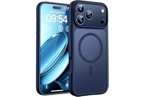 TOCOL Case for Phone 17 Pro Max, Full Camera Protection, Built-in Magnets, Compatible with Magsafe, Drop Protection, Transluc