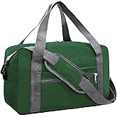 15 Inch Small Carry On Bags for Airplanes Spirit Airlines Personal Item Bag Underseat Foldable Travel Duffle Gym Bags for Women Men(20L,Green)