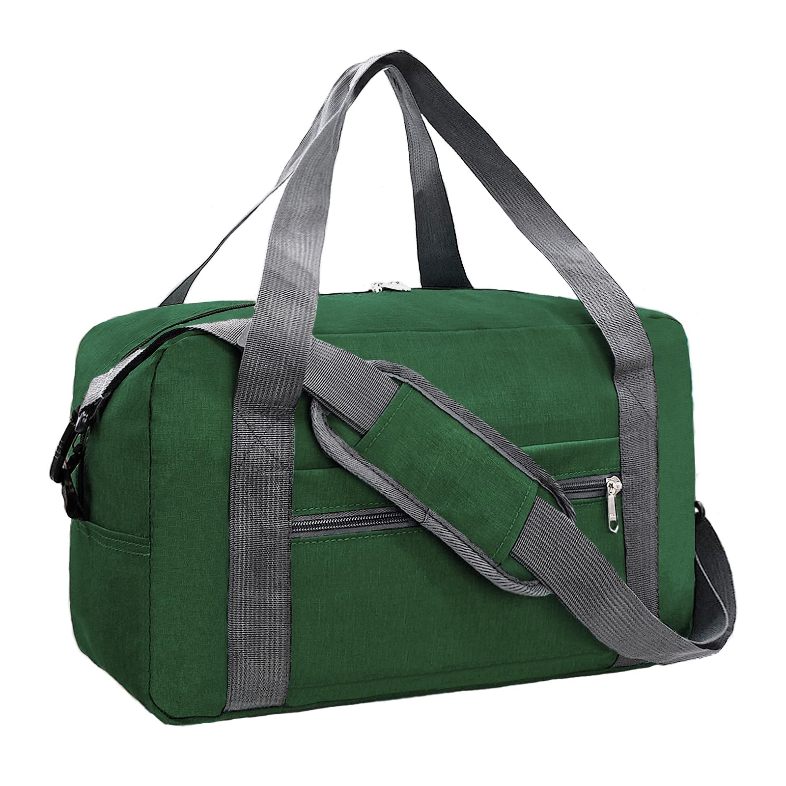 Photo 1 of 15 Inch Small Carry On Bags for Airplanes Spirit Airlines Personal Item Bag Underseat Foldable Travel Duffle Gym Bags for Women Men(20L,Green)