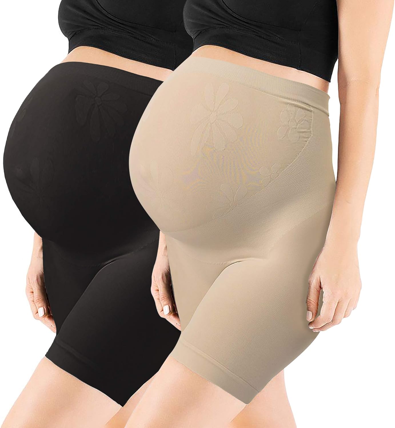 Womens Seamless Maternity Shapewear High Waist MidThigh Pettipant