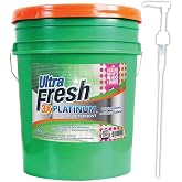 Ultra Fresh 3X Platinum Liquid Laundry Detergent &amp; Softener, Original Green | Detergent &amp; Softener in One, Up to 640 Loads per 5 Gallon Bucket, for All Machine Types Including HE, Bleach-Free