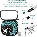 Anesty 10pc Screwdriver Set Magnetic Chrome Vanadium view 2