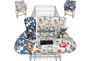 Shopping Cart Cover For Baby Grocery Cart Cover For Baby boy and Baby Girl, High Chair Cover For Baby and Toddler, Baby Regis
