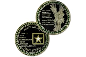 C&XANADU U.S. Army Values Military Soldier Creed Challenge Coin