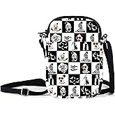MNIGIU Horror Killer Gift Clown Fans Gift Horror Clown Crossbody Bag Scary Movie Messenger Bag Demon Merch