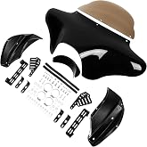 TCMT Outer Batwing Fairing Windshield Mount Hardware Kit Fit for Yamaha V Star 650 1100 Classic 1998-2011 Honda Shadow ACE 1995-2000 Valkyrie 1997-2001 Harley Road King 1994-2023 Fat Boy 1987-2017