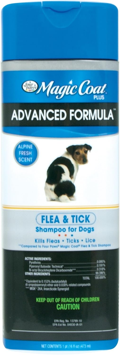 Pet Flea Control Shampoos Amazon Com Four Paws Magic Coat Flea