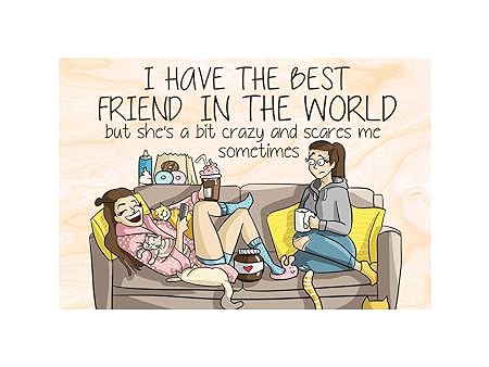 Handmade Wooden Joy Funny little regalo para mejor amigo. Imanes ...