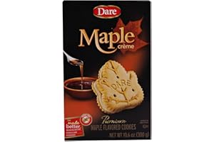 LOOGBH Dare Foods Maple Leaf Creme Cookies 3 /10.6 Ounce Boxes