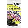 Safer Brand 5025 Houseplant Sticky Stakes Insect Trap, (14 Traps)