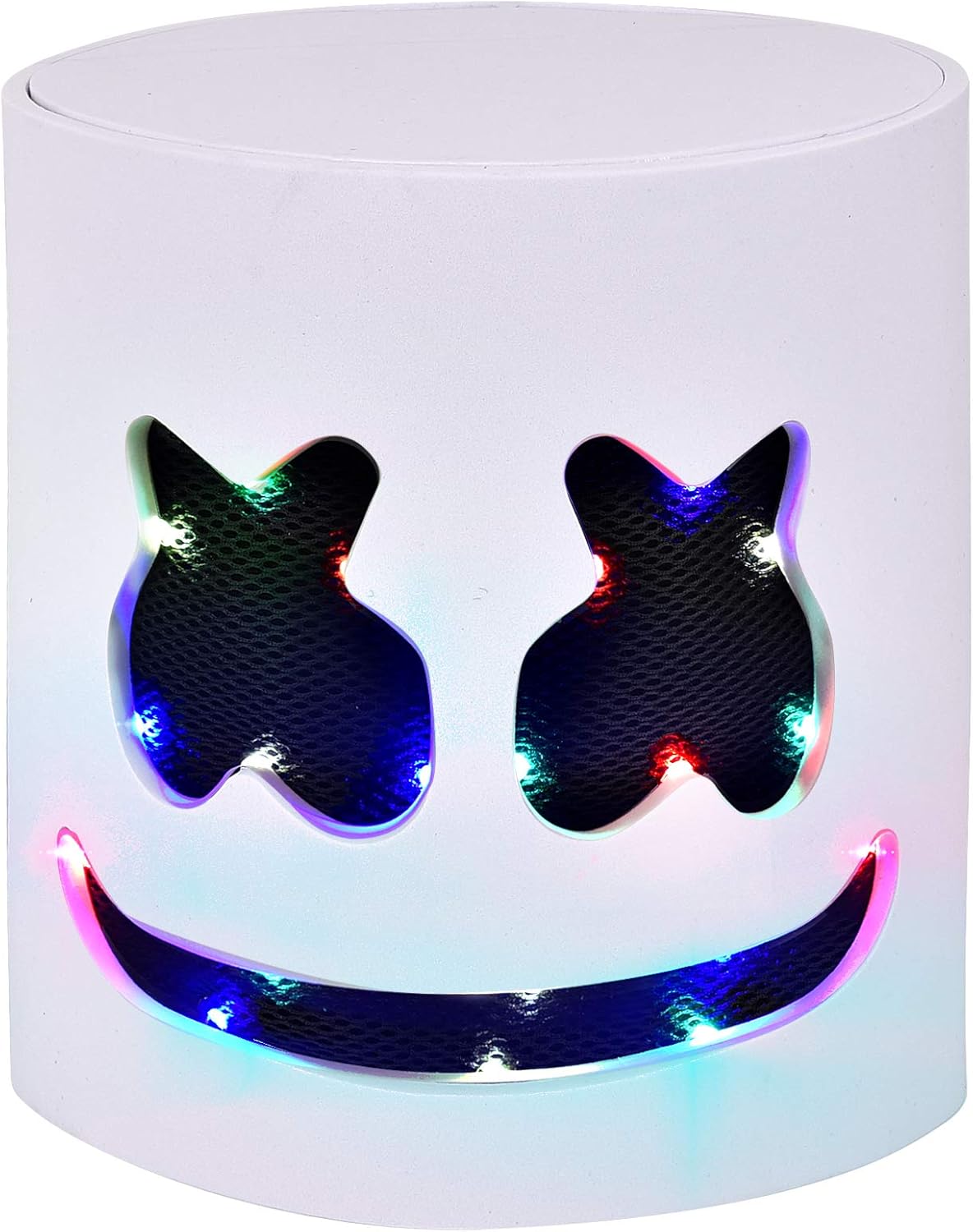 Rednow LED DJ Mask Music Festival Full Head Masks Helmet for Men Women Kids Thanksgiving Christmas Halloween: Clothing
