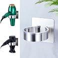 WAYASI Hair Dryer Holder & Styling Tool Organizer Tray - Stainless Steel Blow Dryer Stand For Countertop - View #11