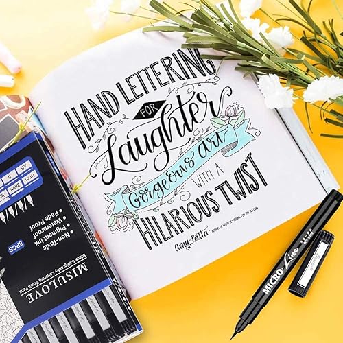 MISULOVE Hand Lettering Pens, Modern Calligraphy Marker Brush Pen