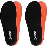 riemot 2 Pairs Sports Insoles for Women,PU Cushioning Black US6/ EU37 | Two pairs with PU cushioning, gentle arch support, stable heel cups and trim-to-fit comfort for easy daily shoe rotation