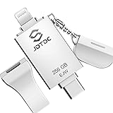 256GB Apple MFi Certified iPhone-Photo-Stick, 3 in