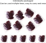 Prasacco 20x Brown Nylon Hair Nets 20" Invisible Mesh Elastic Edge for Buns view 3