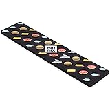 Mionix Long Pad Black Comfortable Ergonomic Foam Gaming Keyboard Wrist Rest & Mouse Pad - Made for Gamers and Artists - Full Size For Gaming, Office, Computer, Laptop, & Mac