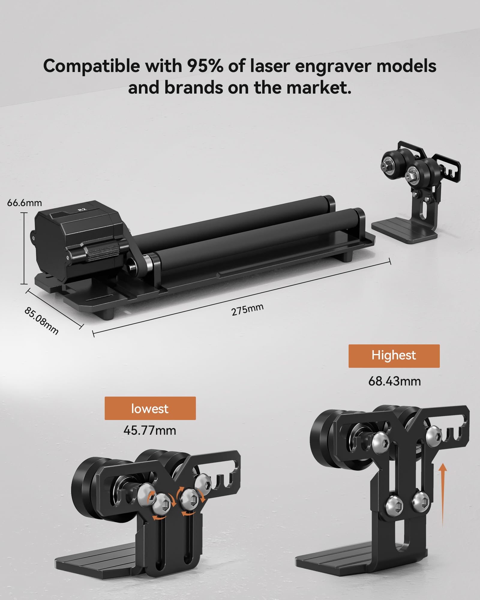 Atomstack Roller Mua ATOMSTACK R2 V2 Laser Rotary Roller Laser Engraver Multi-Function ...
