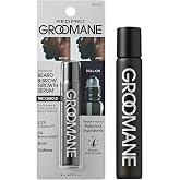 RED Pro GROOMANE Roll-On Beard Growth Serum for Men, Thicker Beard &amp; Brows, Precision Rollerball for Patchy Areas, Fast-Absorbing, Non-Greasy, Biotin for Fuller Appearance