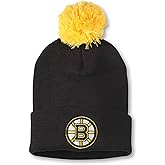 AMERICAN NEEDLE Unisex National Hockey League Team Officially Licensed NHL Cuffed Knit Pom Beanie