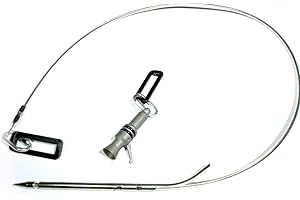 PELENGAS Stainless Steel Fish Fishing Stringer, Kayak Stringer for Fish, Scuba Spearfishing Stringer,Big Game Clip, Large Fish Stringer, Fish Holder