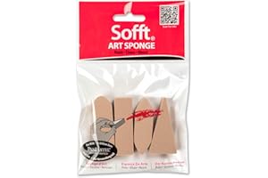 PANPASTEL Sofft Artist Tools by GOLDEN, Mixed Sponge Bars, Pack of 4, Professional Artist Pastels