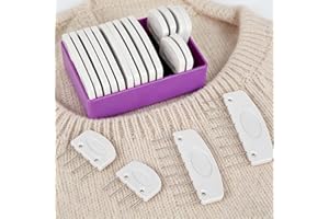 20-Piece Knit Blocking Pins Kit – Stainless Steel Knitting & Crochet Blockers with Storage Case, Lace Blocking Combs for Bloc