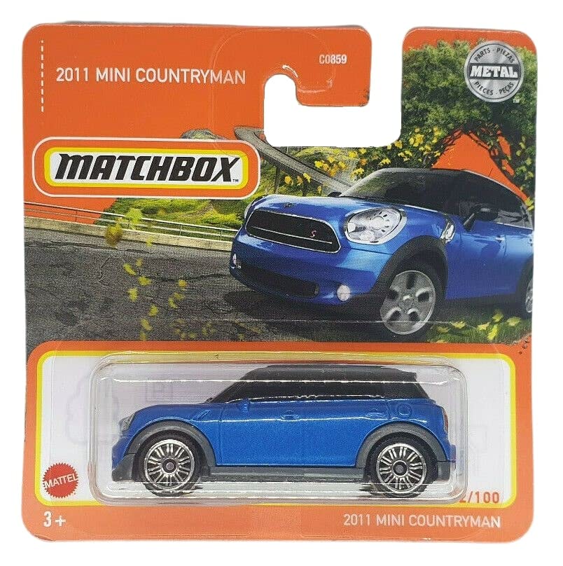 Matchbox - 2011 Mini Countryman - MBX 2/100 - HFR71 - Short Card - Superfast Lesney - Blue - Mattel 2022
