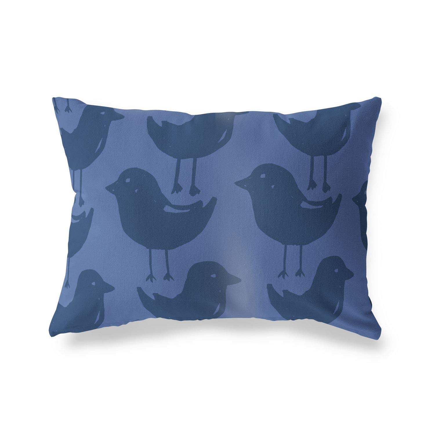 BonaMaison Decorative Cushion Cover, Blue Throw Pillow Covers, Home Decorative Pillowcases for Livingroom, Sofa, Bedroom, Size: 45X60 Cm - Designed and Manufactured in Turkey