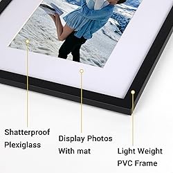 Rempry 8x10 Picture Frame, Display Pictures 5x7