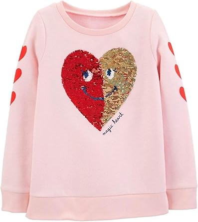 pink zip up hoodie with red hearts