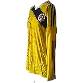 Seleccion Colombia National Team FCF 2014 Home Soccer Futbol Mens Size 10 Player Edition XL Jersey Yellow