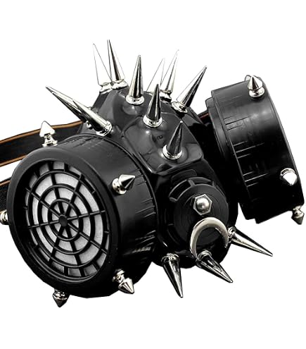 gas mask motorcycle helmet for sale crazy hunter Spikes Steampunk Punk Cool Mens Biker Rock Motorcycel Masque cospaly Mask : Clothing, Shoes & Jewelry PY:2002 Universal Studios Funko Pop! Size:3/0 - 1/16 oz - 4 pack Scavenger mask