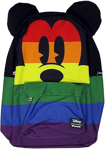 rainbow mickey mouse backpack